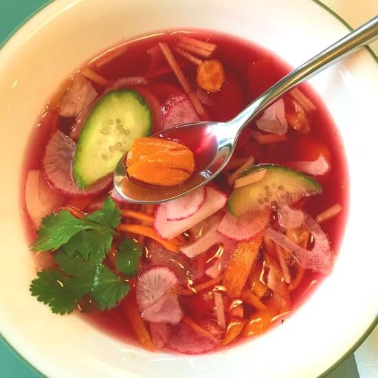 nytimes. cold beet soup