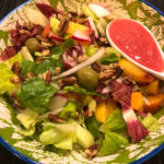 Salad, dressing, raspberry