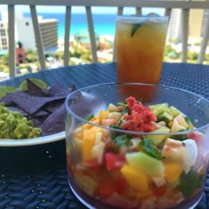 Ceviche, salad