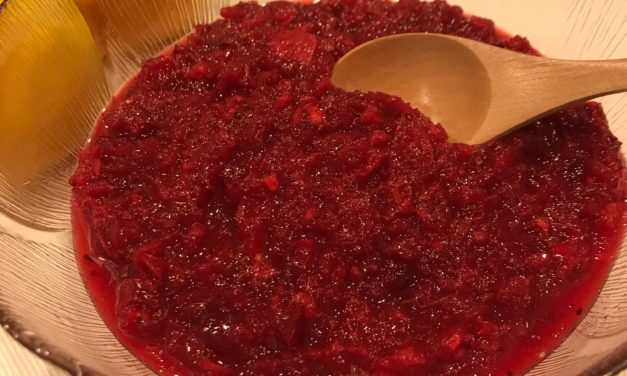 Cranberry-Orange and Apple Sauce