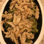 Image of green beans with crispy onions