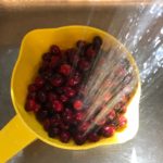 Cranberries, wash