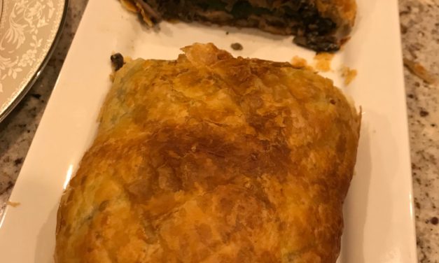 Mushroom Wellington for the holidays
