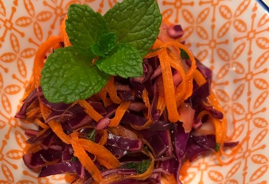 Turkish Red Cabbage Slaw