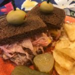 Image of Eggplant pastrami Reuben Sandwich