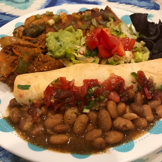 burrito, taco, cauliflower