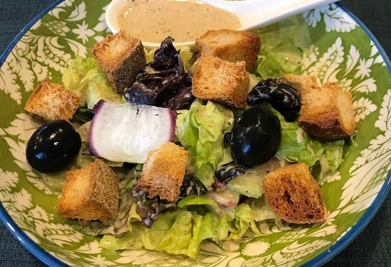 Classic Caesar Salad and Dressing