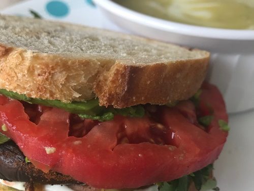 ELT Sandwich (Eggplant, Lettuce and Tomato)