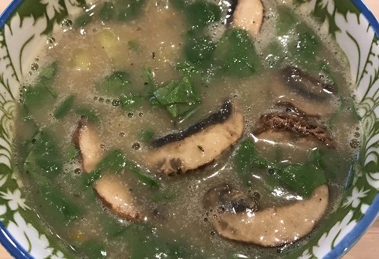 Mushroom and Spinach Chowder