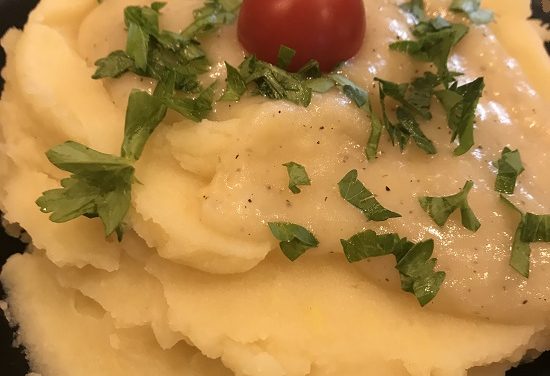 Mashed Potatoes with potato cream