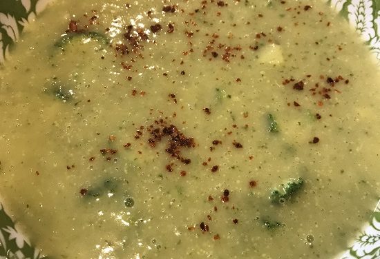 Broccoli Rocket soup