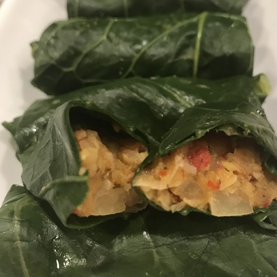 Dolmas, collards, appetizer, greek