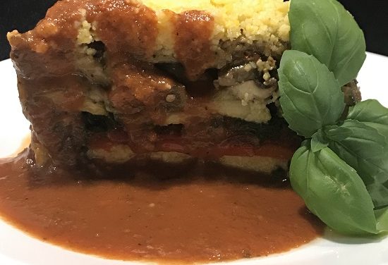 Pasta free lasagna