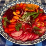 Chilled Beet and Orange soup