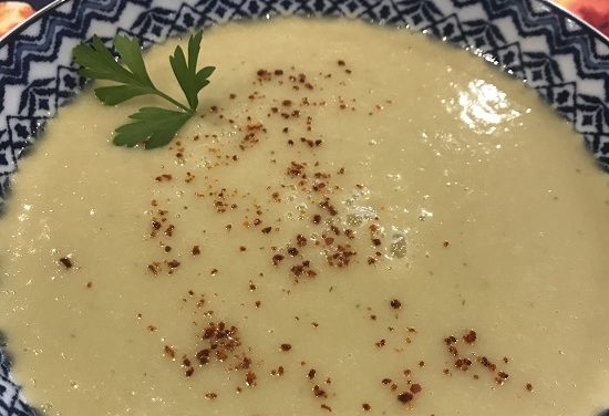 Artichoke Leek Cream soup