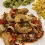 Image of Hungarian Goulash, a macaroni, lentil and tomato dish