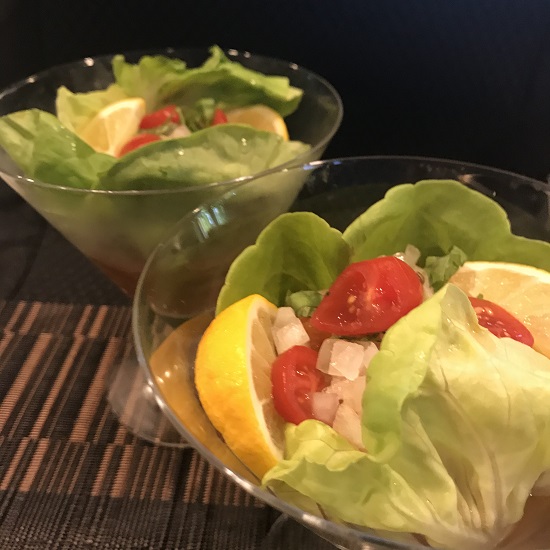 Image of mushroom cocktails with cocktail sauce