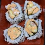 Image of California roll with sriracha mayo