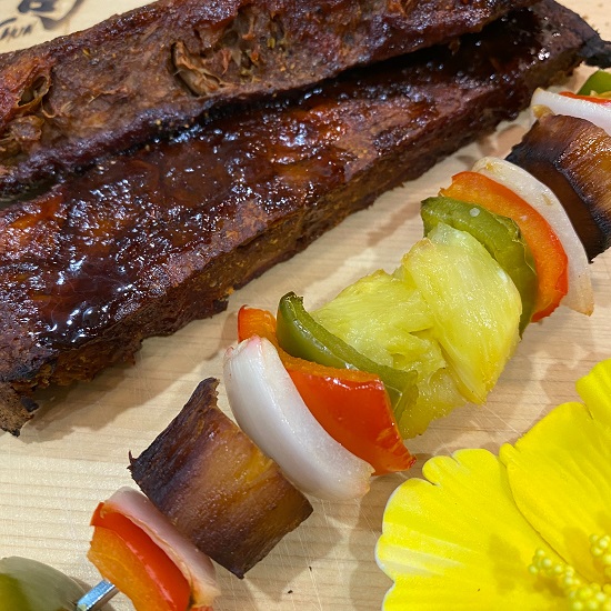 Bbq Ribs Vegan With Jackfruit Snap Pea Sheep 