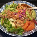 Chinese no-chicken salad with sesame