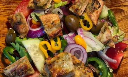 Salad with Pizza Croutons NRN