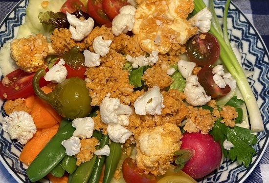 Buffalo Wing Cauliflower Salad