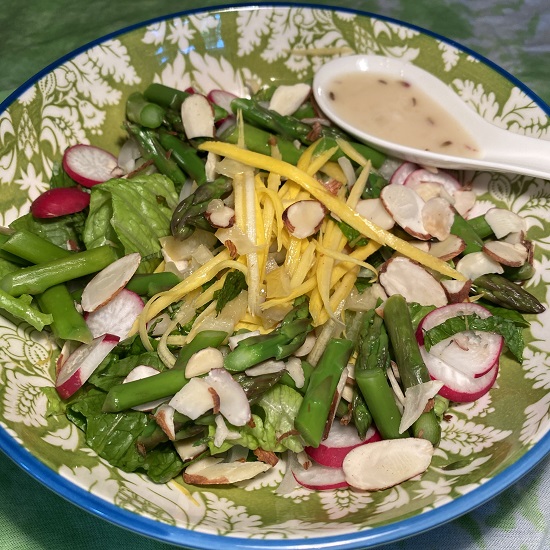 Summer Squash Salad with Lavender - Snap Pea Sheep