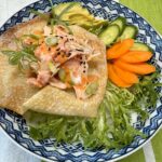 Parsnip “Crab” and avocado salad