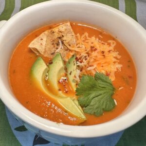 Cilantro tomato soup