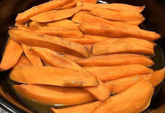 Orange maple sweet potatoes